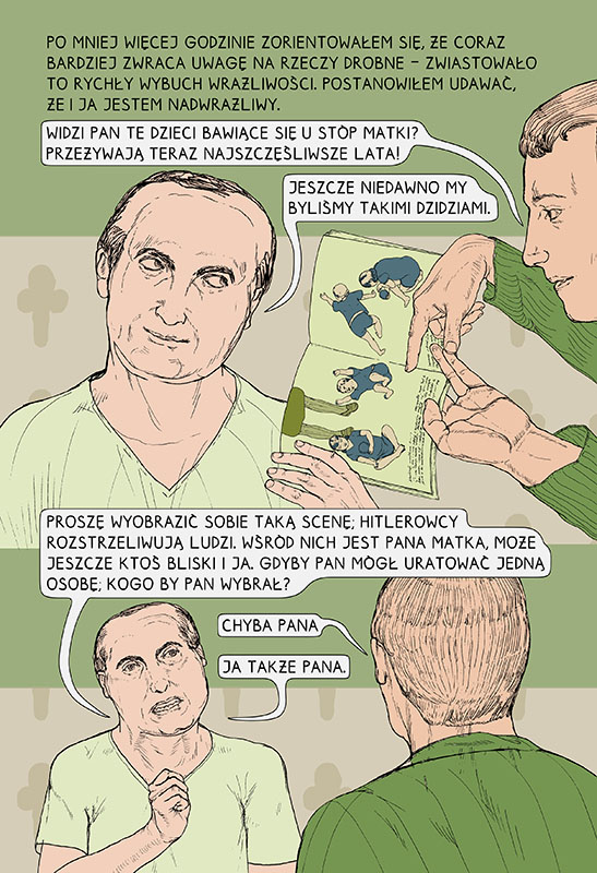 Maciej Sieńczyk, plansza z komiksu "Przygody na bezludnej wyspie"